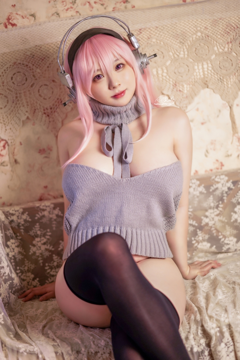 皮皮奶可可爱了 索尼子 露背毛衣【25P-403MB】 皮皮奶可可爱了 索尼子 露背毛衣【25P-403MB】