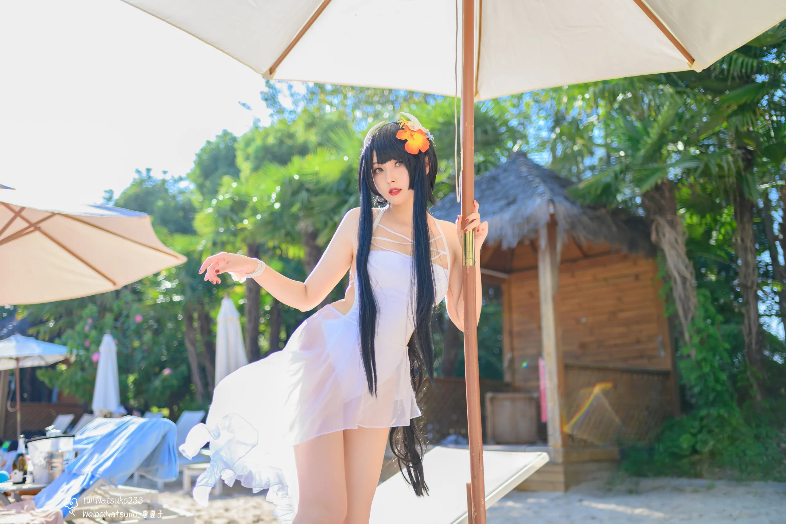 Natsuko夏夏子#碧蓝航线 比叡 泳装【55P-17.6MB】 Natsuko夏夏子#碧蓝航线 比叡 泳装【55P-17.6MB】