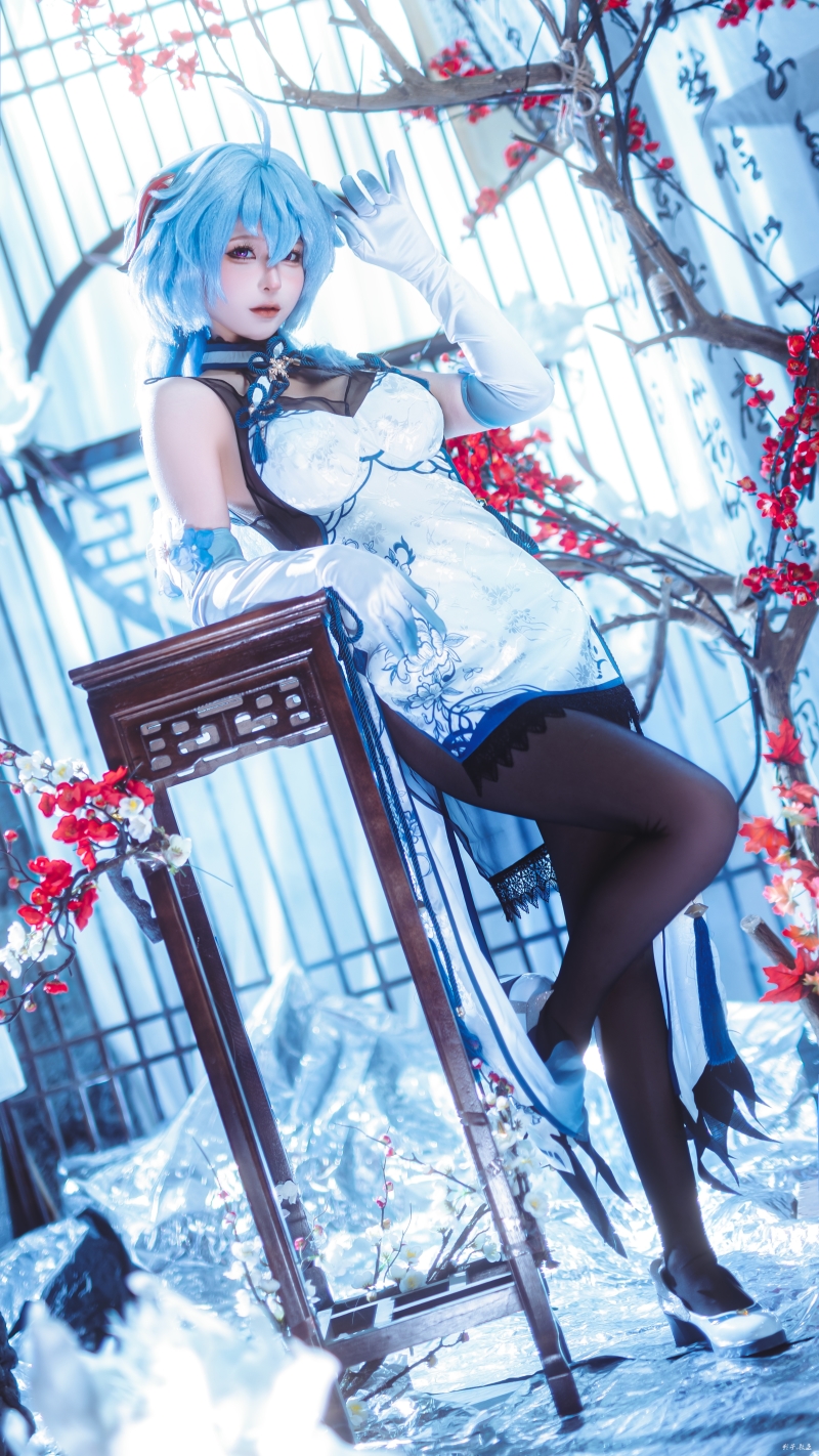 蠢沫沫#24年会员 甘雨旗袍【27P-256MB】 蠢沫沫#24年会员 甘雨旗袍【27P-256MB】