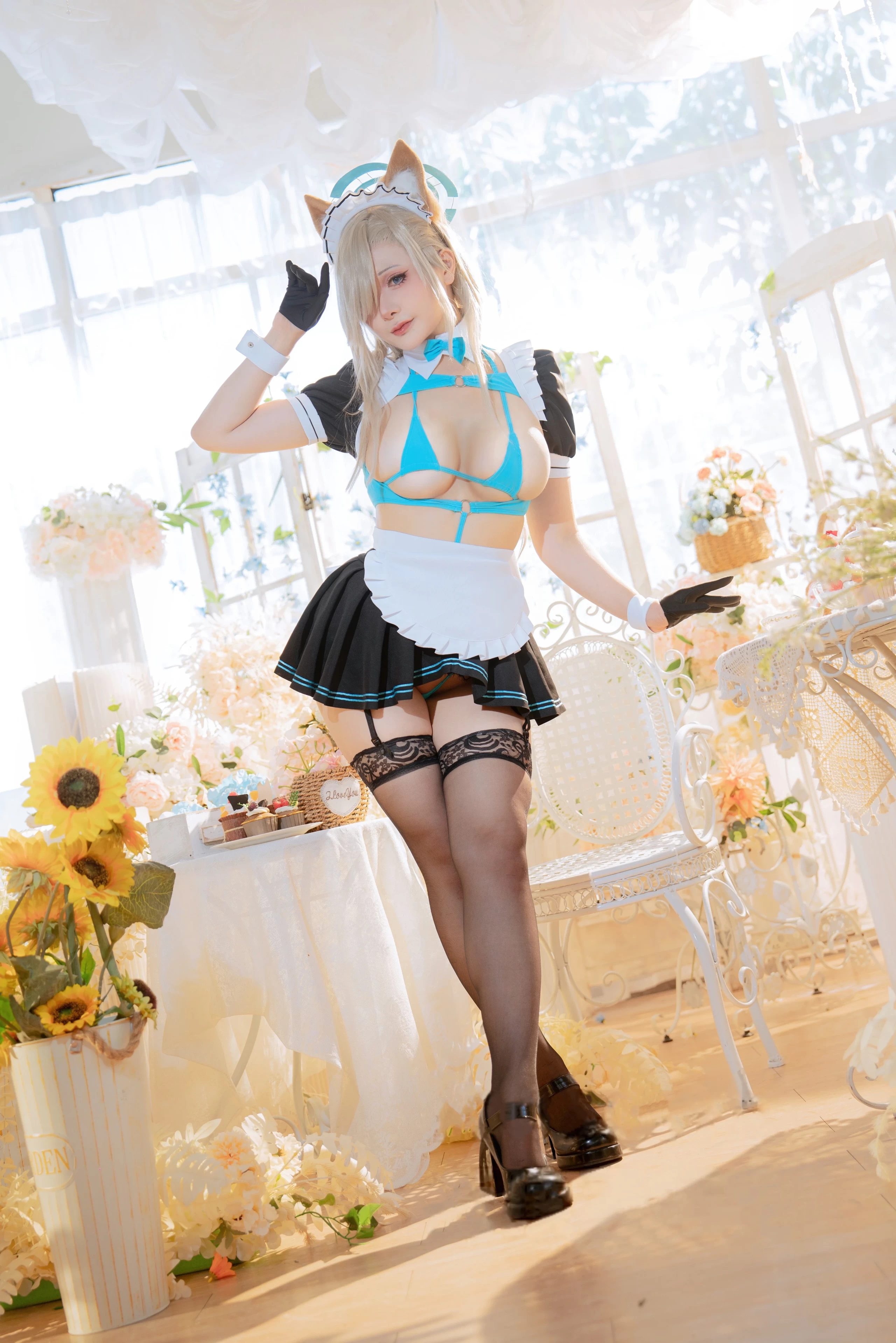 三刀刀miido#蔚蓝档案 一之濑明日奈 女仆 三刀刀miido#蔚蓝档案 一之濑明日奈 女仆