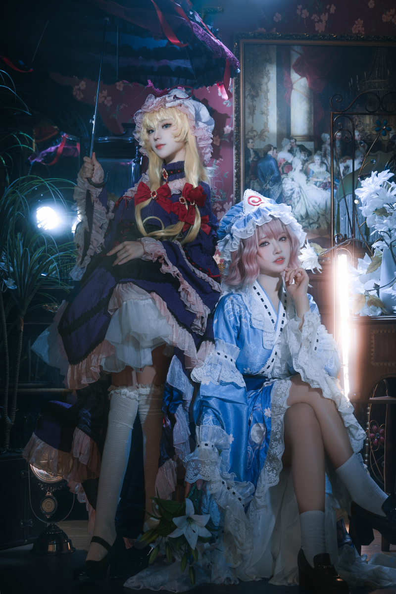 花柒Hana#八云紫 西行寺幽幽子 &肃雨雨雨【16P-287MB】 花柒Hana#八云紫 西行寺幽幽子 &肃雨雨雨【16P-287MB】