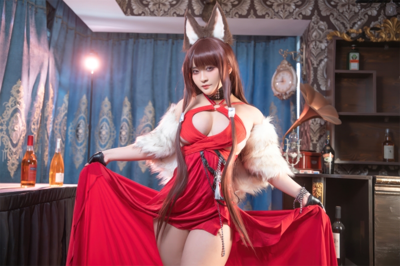 洛璃LoLiSAMA#碧蓝航线 赤城礼服【53P-503MB】