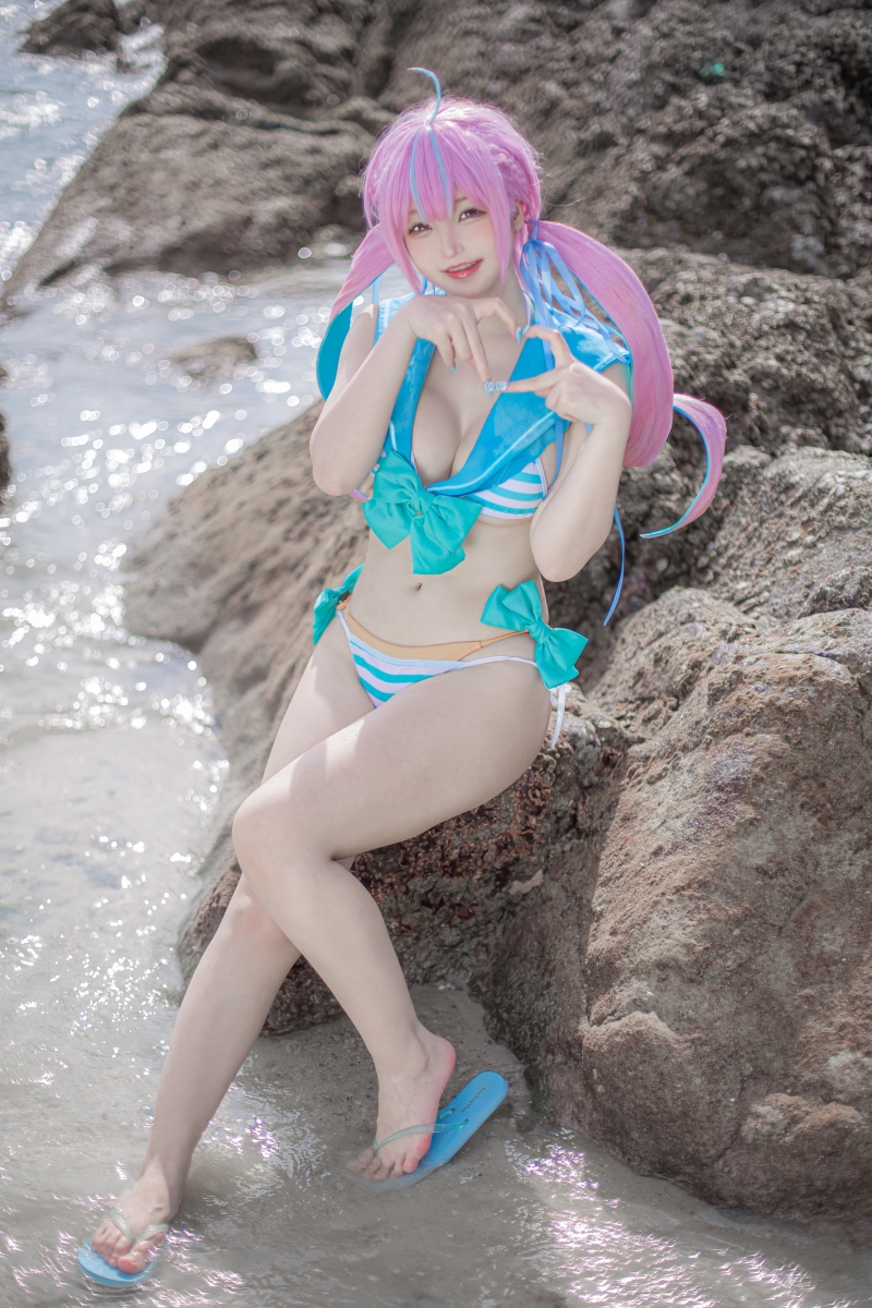 Takanashi Hanari#图包 Aqua【21P-55MB】 Takanashi Hanari#图包 Aqua【21P-55MB】