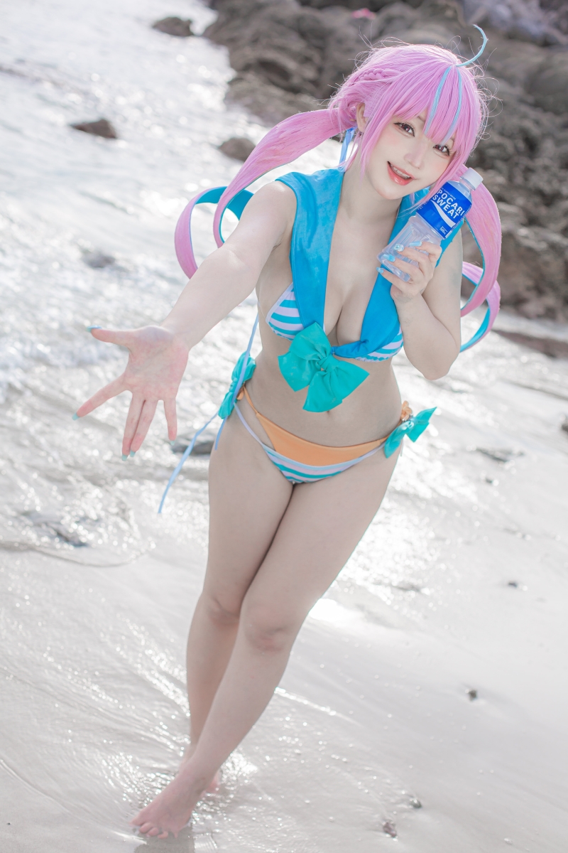 Takanashi Hanari#图包 Aqua【21P-55MB】 Takanashi Hanari#图包 Aqua【21P-55MB】
