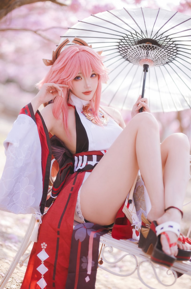 瓜希酱#原神 八重神子--绝美作品! 瓜希酱#原神 八重神子--绝美作品!
