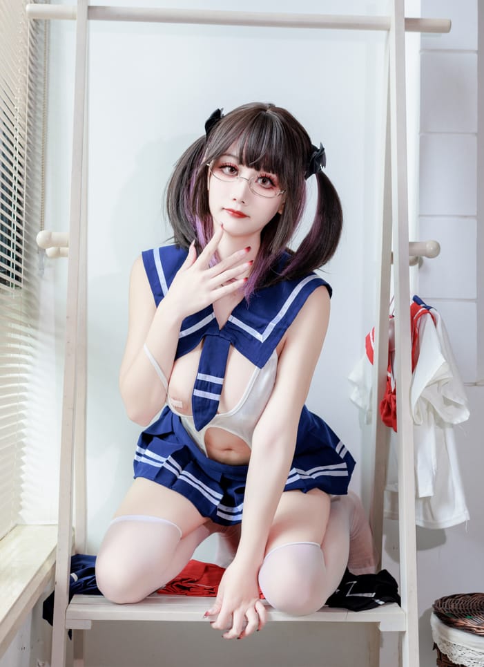 阿雪雪 –#连体水手服--精品发布! 阿雪雪 –#连体水手服--精品发布!