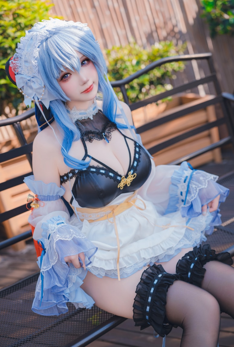 雪晴Astra#原神 甘雨 女仆--新作流出! 雪晴Astra#原神 甘雨 女仆--新作流出!