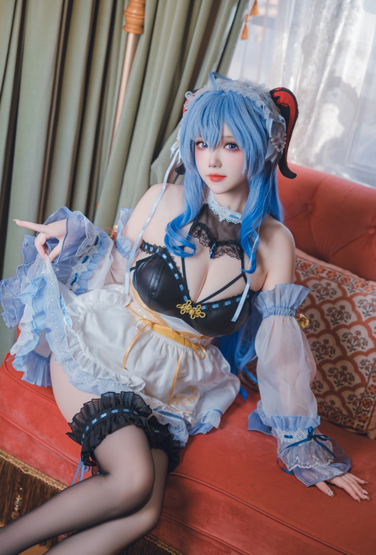雪晴Astra#原神 甘雨 女仆--新作流出! 雪晴Astra#原神 甘雨 女仆--新作流出!
