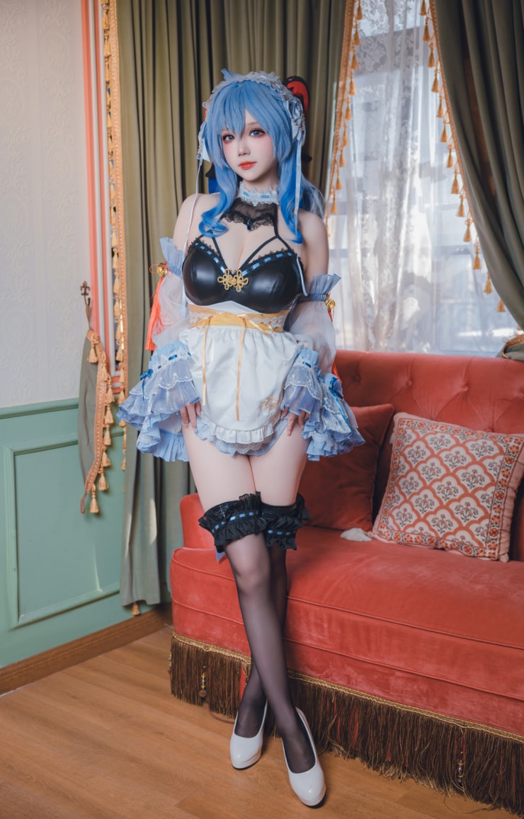 雪晴Astra#原神 甘雨 女仆--新作流出! 雪晴Astra#原神 甘雨 女仆--新作流出!