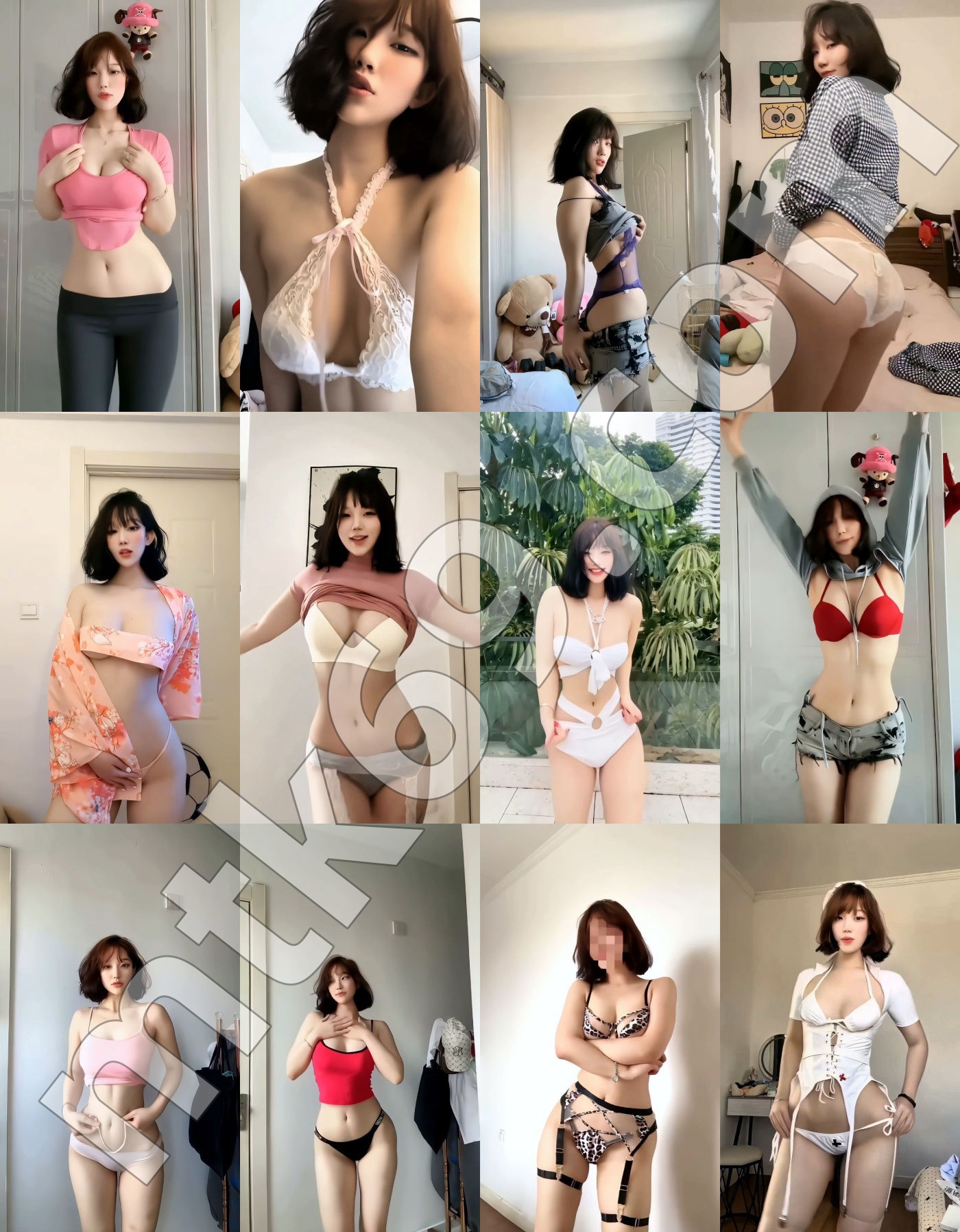 抖音纯种阿江 215万粉丝现役大网红福利骚舞 [17V/287MB]