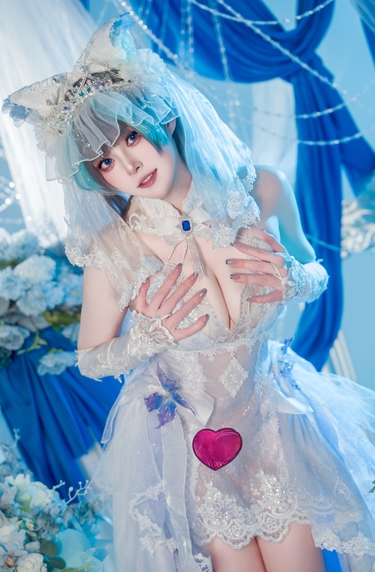 Natsuko夏夏子 –#碧蓝航线 柴郡婚纱--超赞超绝! Natsuko夏夏子 –#碧蓝航线 柴郡婚纱--超赞超绝!