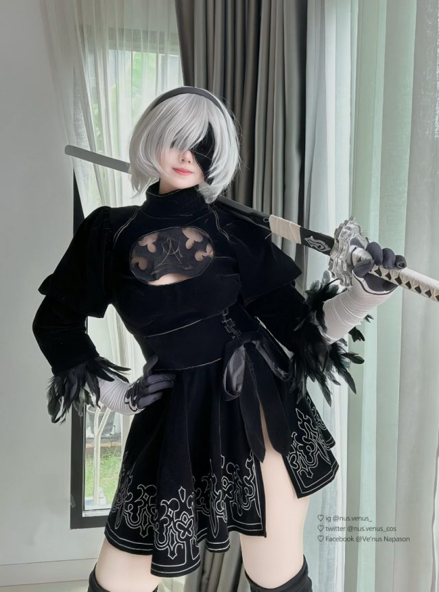 Ve'nus cos《尼尔:机械纪元》2B,将机械美少女融入现实的魅力 Ve'nus cos《尼尔:机械纪元》2B,将机械美少女融入现实的魅力