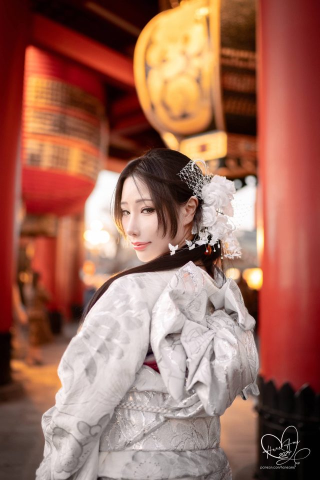 雨波_HaneAme新春COS特辑:寺庙探秘银白色和服下的魅力 雨波_HaneAme新春COS特辑:寺庙探秘银白色和服下的魅力