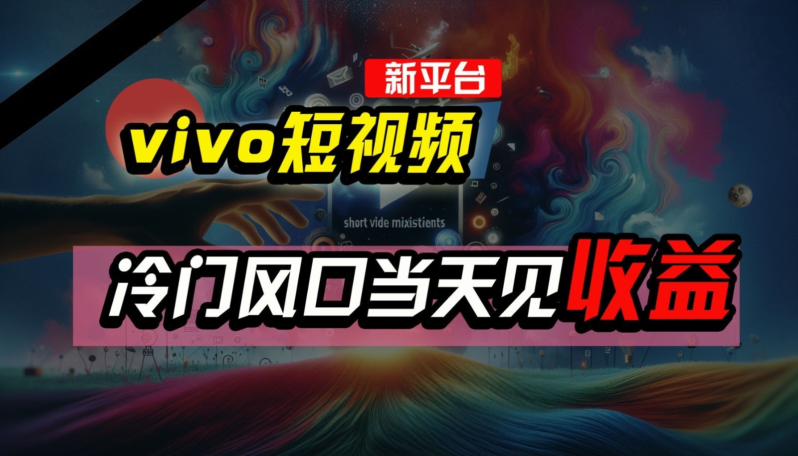 全新平台vivo短视频,新风口AI混剪无脑搬运,冷门风口当天见收益,7天撸了2300+了6228 作者:福缘创业网 帖子ID:108919 全新平台vivo短视频,新风口AI混剪无脑搬运,冷门风口当天见收益,7天撸了2300+了6228 作者:福缘创业网 帖子ID:108919