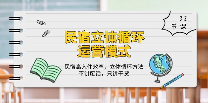 民宿立体循环运营模式:民宿高入住效率,立体循环方法,只讲干货(32节)5270 作者:福缘创业网 帖子ID:108752 民宿立体循环运营模式:民宿高入住效率,立体循环方法,只讲干货(32节)5270 作者:福缘创业网 帖子ID:108752
