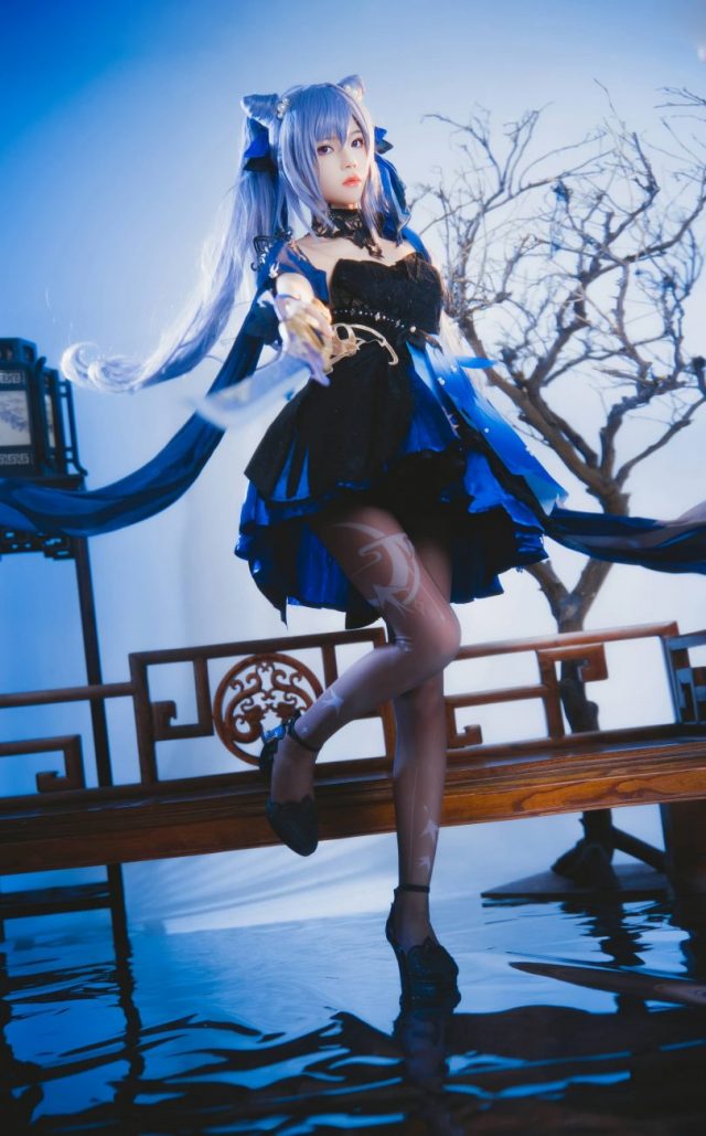 桜桃喵带你玩转“原神”COSPALY:完美演绎刻晴的冷酷与性感 桜桃喵带你玩转“原神”COSPALY:完美演绎刻晴的冷酷与性感