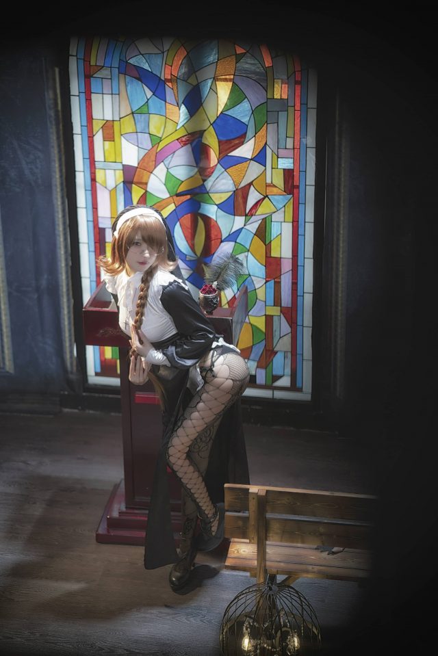 阿包也是兔娘·修女COSPLAY: 神秘修女的圣洁诱惑 阿包也是兔娘·修女COSPLAY: 神秘修女的圣洁诱惑