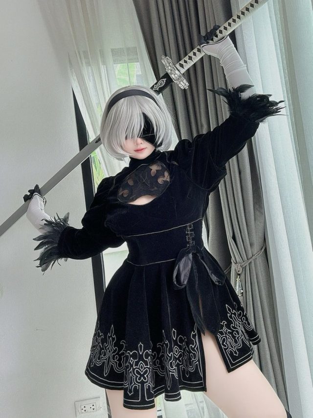 Ve'nus cos《尼尔:机械纪元》2B,将机械美少女融入现实的魅力 Ve'nus cos《尼尔:机械纪元》2B,将机械美少女融入现实的魅力