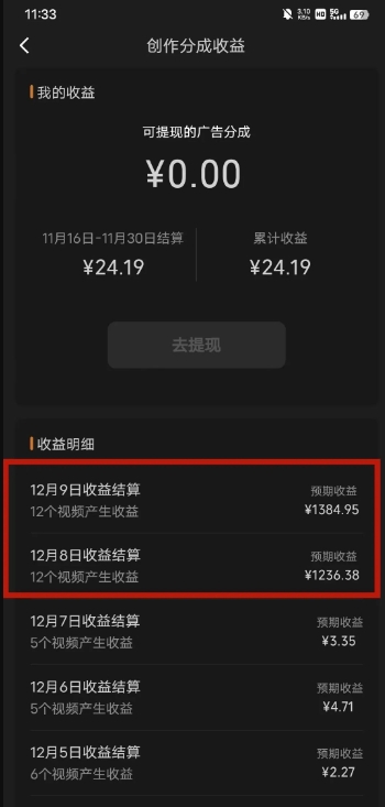 最新撸视频号作创者益收课程，测通了视频号分成计划，一天百来块！7901 作者:福缘创业网 帖子ID:105012 