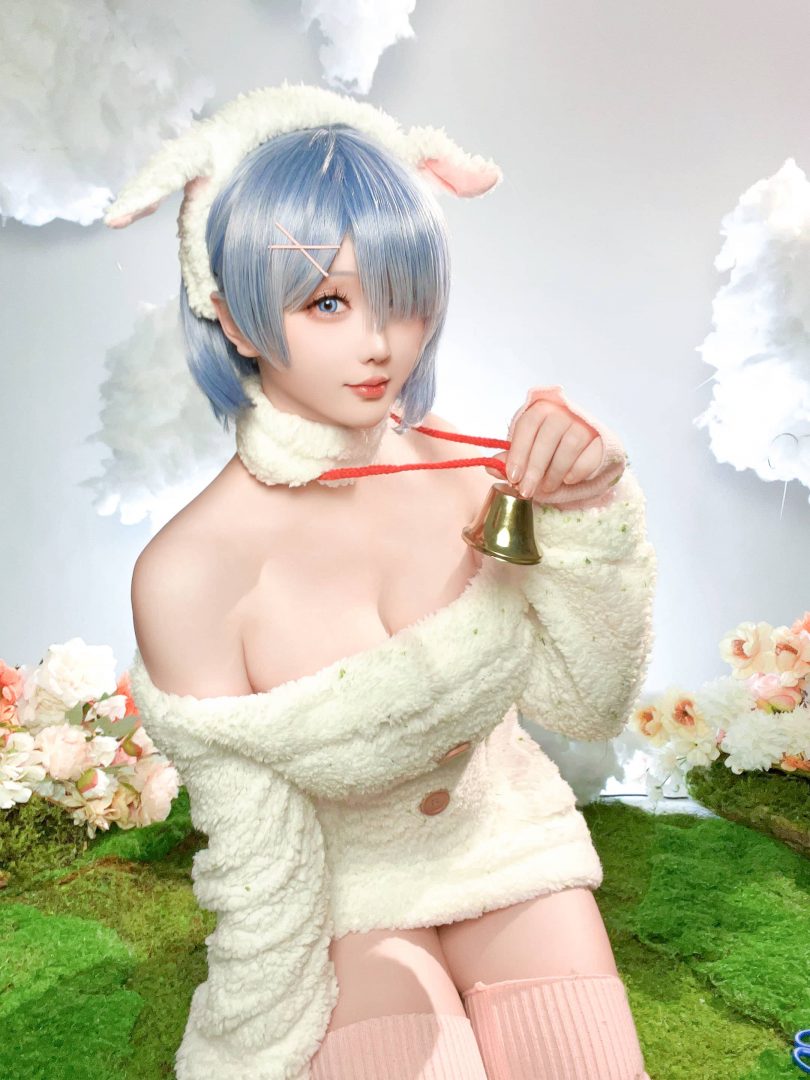 星之迟迟·蕾姆COS:带你体验圣诞绵羊的甜美和温暖 星之迟迟·蕾姆COS:带你体验圣诞绵羊的甜美和温暖