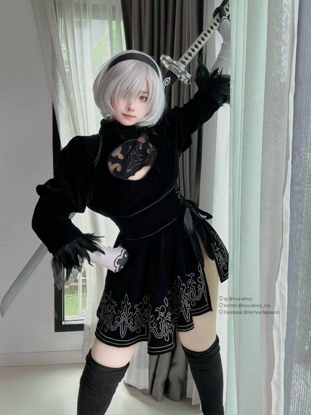 Ve'nus cos《尼尔:机械纪元》2B,将机械美少女融入现实的魅力 Ve'nus cos《尼尔:机械纪元》2B,将机械美少女融入现实的魅力