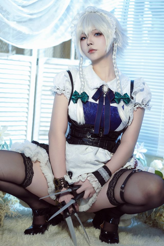 东方project的唯美时刻:yuuhui玉汇的十六夜咲夜COSPLAY 东方project的唯美时刻:yuuhui玉汇的十六夜咲夜COSPLAY