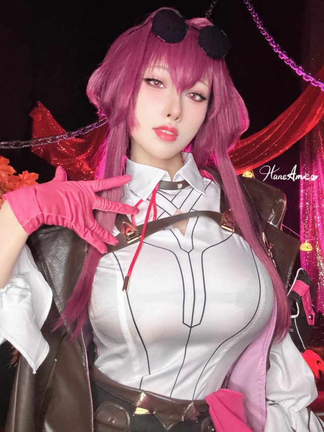 雨波_HaneAme COS《崩坏:星穹铁道》卡芙卡,美得令人窒息! 雨波_HaneAme COS《崩坏:星穹铁道》卡芙卡,美得令人窒息!