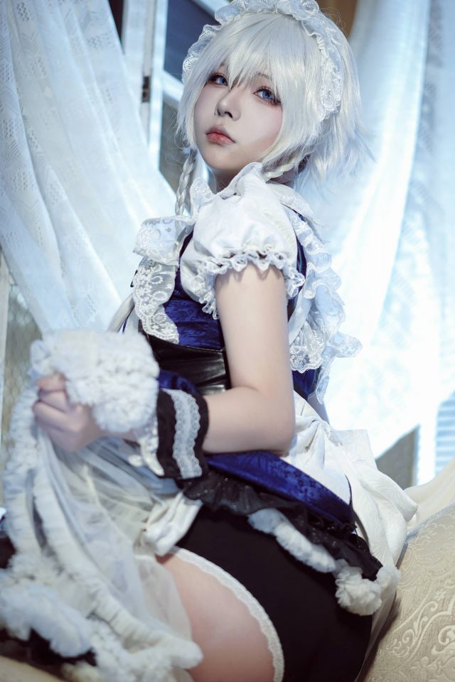 东方project的唯美时刻:yuuhui玉汇的十六夜咲夜COSPLAY 东方project的唯美时刻:yuuhui玉汇的十六夜咲夜COSPLAY