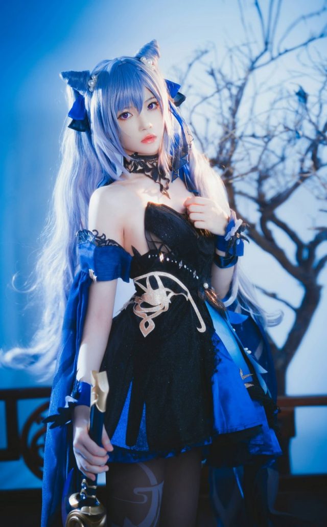 桜桃喵带你玩转“原神”COSPALY:完美演绎刻晴的冷酷与性感 桜桃喵带你玩转“原神”COSPALY:完美演绎刻晴的冷酷与性感