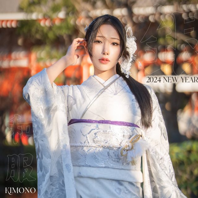 雨波_HaneAme新春COS特辑:寺庙探秘银白色和服下的魅力 雨波_HaneAme新春COS特辑:寺庙探秘银白色和服下的魅力
