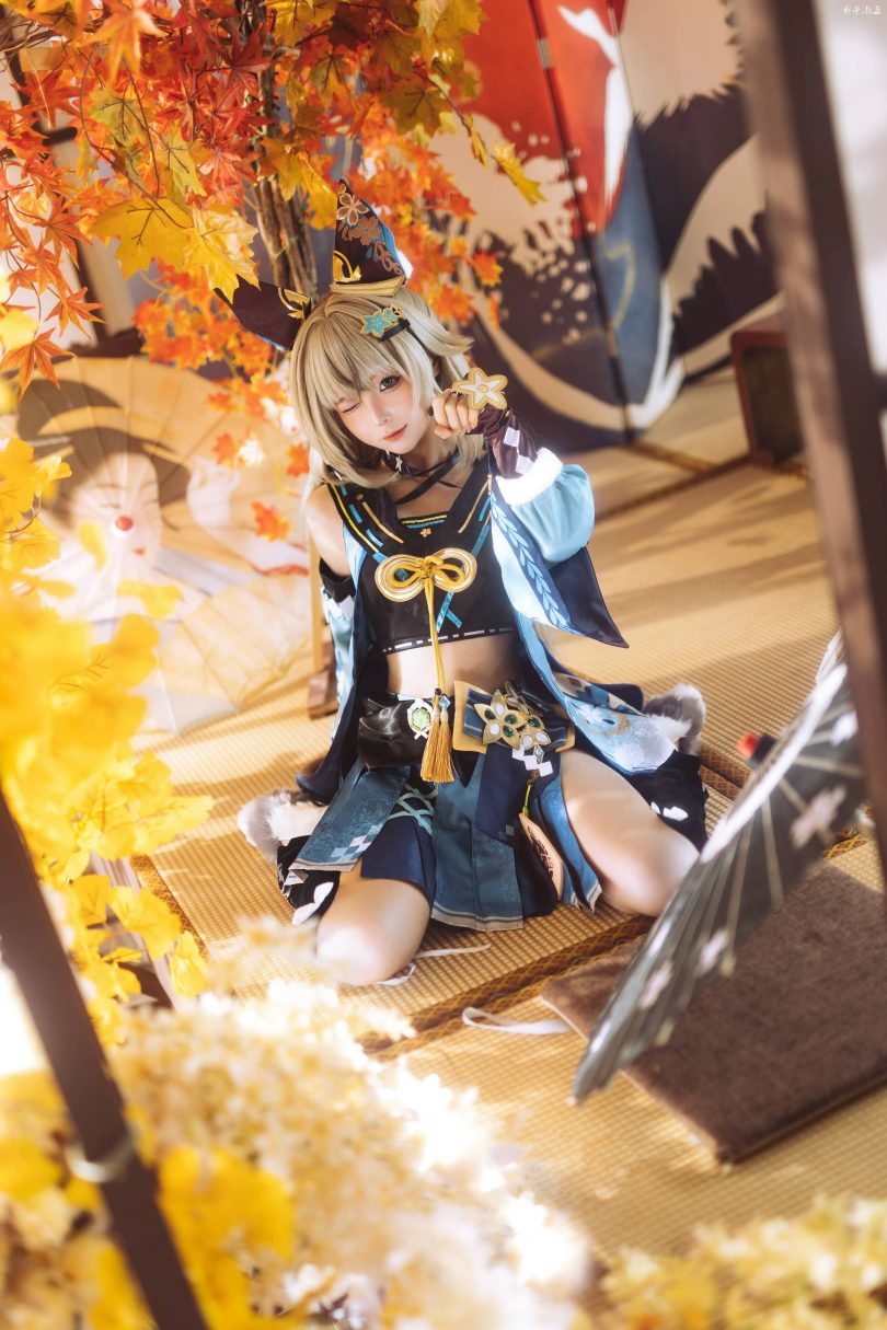 蠢沫沫《原神》绮良良COS:草属性角色的可爱魅力展现! 蠢沫沫《原神》绮良良COS:草属性角色的可爱魅力展现!