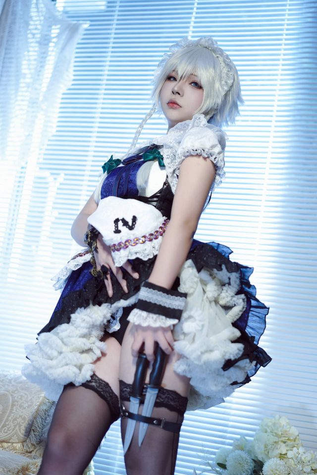 东方project的唯美时刻:yuuhui玉汇的十六夜咲夜COSPLAY 东方project的唯美时刻:yuuhui玉汇的十六夜咲夜COSPLAY