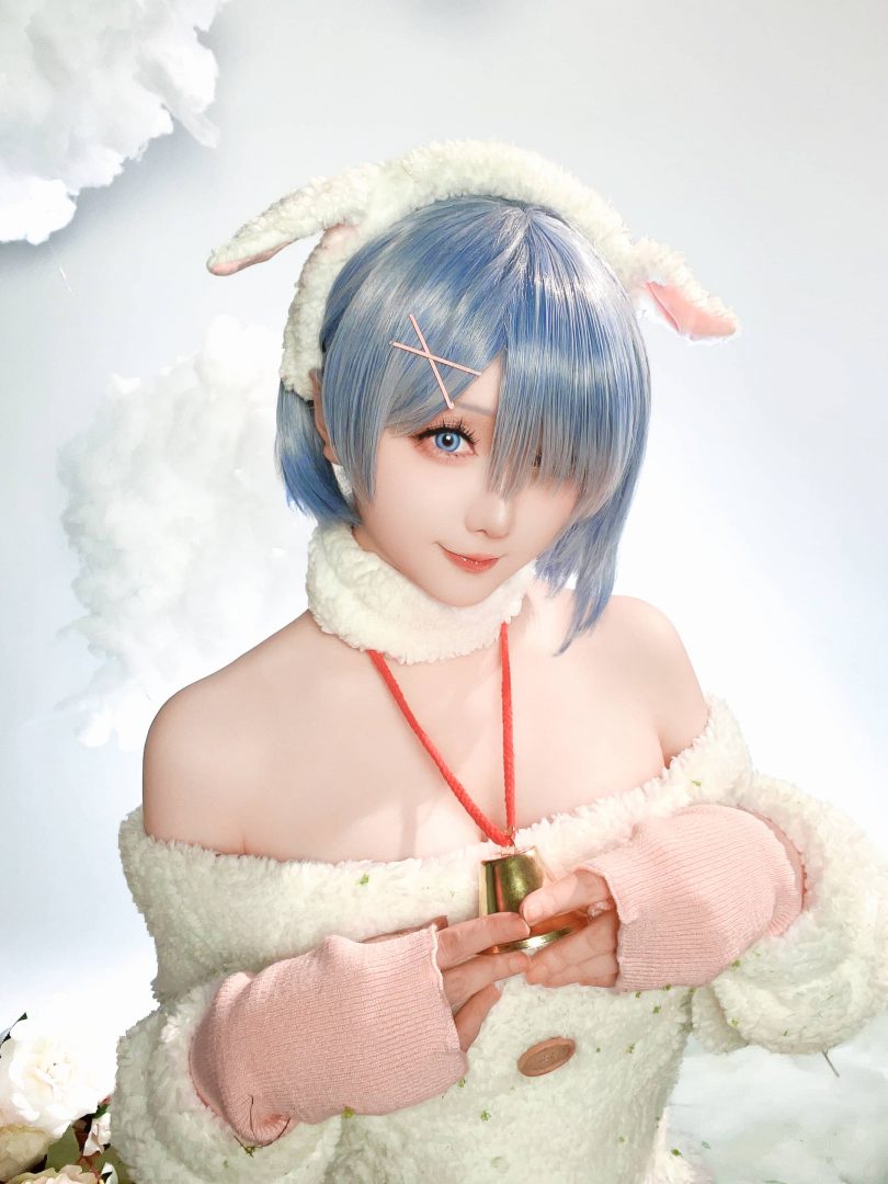 星之迟迟·蕾姆COS:带你体验圣诞绵羊的甜美和温暖 星之迟迟·蕾姆COS:带你体验圣诞绵羊的甜美和温暖