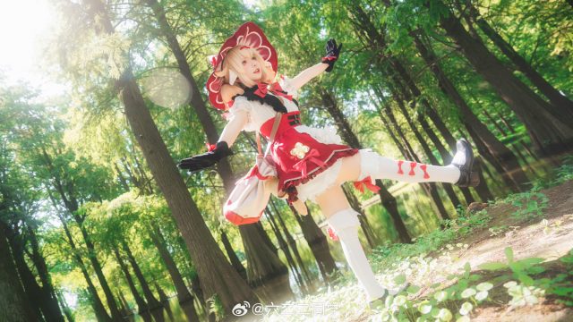 六二二同学cos《原神》可莉,展现“火花骑士”的可爱魔法治愈 六二二同学cos《原神》可莉,展现“火花骑士”的可爱魔法治愈